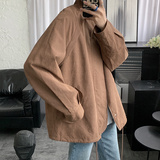 2021新款短句咖啡色男士大码春款夹克A061-XJK3018-P65AAk，男装夹克，电商A061