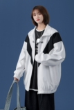 2021新款蓝墙白色大码男士春款夹克A061-XJ，男装夹克，电商A061