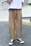 冰丝垂感卡其色九分裤休闲运动裤A061-K1906P20a，男装休闲裤，电商A061