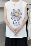 2021年夏季新款无袖背心T恤纯棉短袖T恤男A061-BX02-P23h，男装T恤，电商A061