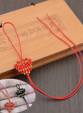 全手工编织小包挂抽拉式方便diy