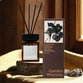 200ml无火香薰精油酒店家用卧室持久留香木盖室内香薰摆件礼盒装