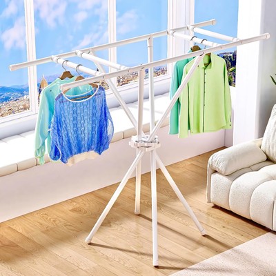 折叠晾衣架阳台家用落地式挂衣架