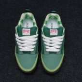 Visecoo 绿龙虾胖胖面包闪电鞋 Concepts联名knu skool绿黑拼色鞋