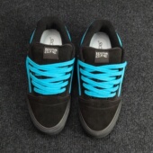 街头板鞋 Knu 休闲蓝黑个性 拼色时尚 skool联名闪电鞋 胖胖面包鞋