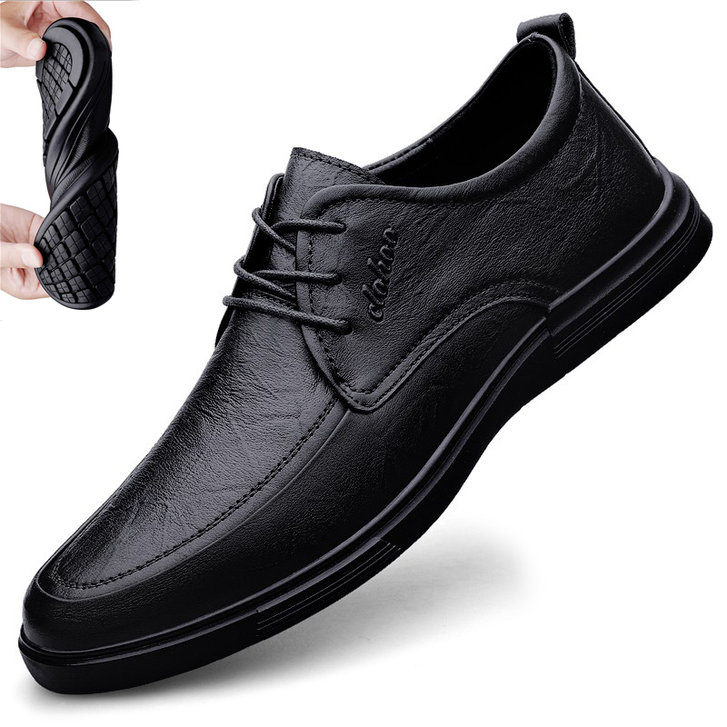 断码清仓特价商务皮鞋爸爸鞋