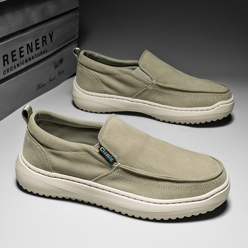 品牌官网布鞋男款一脚蹬软底休闲鞋男轻便宽版透气套脚乐福鞋,流行男鞋,布鞋,淘宝优惠券,粉丝福利购,淘宝优惠卷