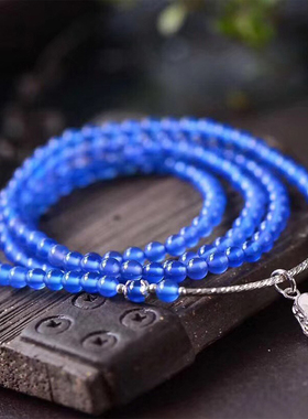 百搭天然小拖鞋手链蓝玛瑙