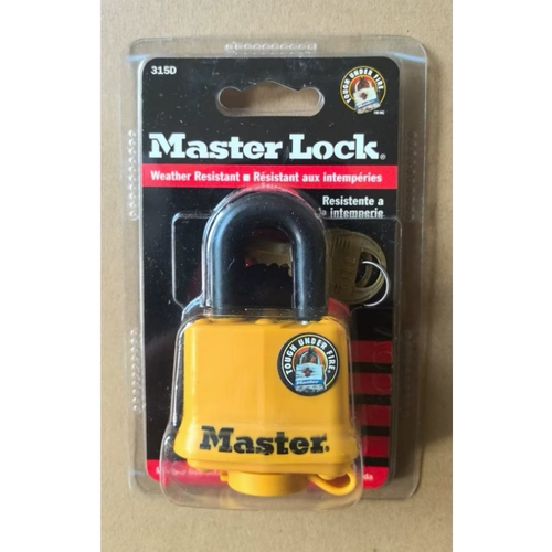 Masterlock, USA Master Lock 315D Полный горячая пластичная оболочка против rain hanging lock 315mcnd