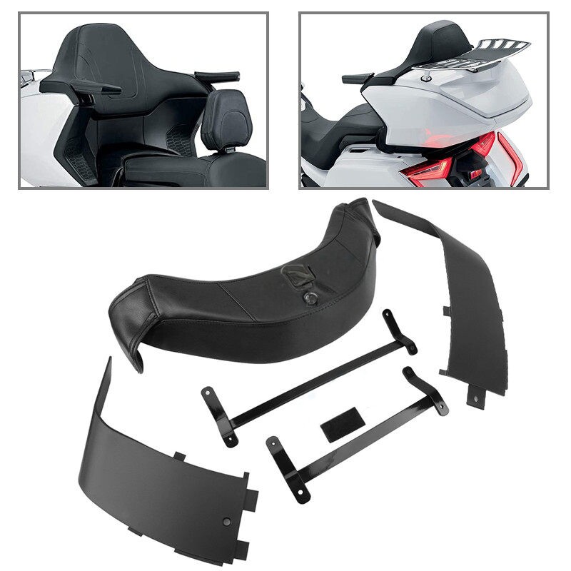 适用于摩托车金翼GL1800尾箱巡航太子车大容量皮质后货箱改装配件