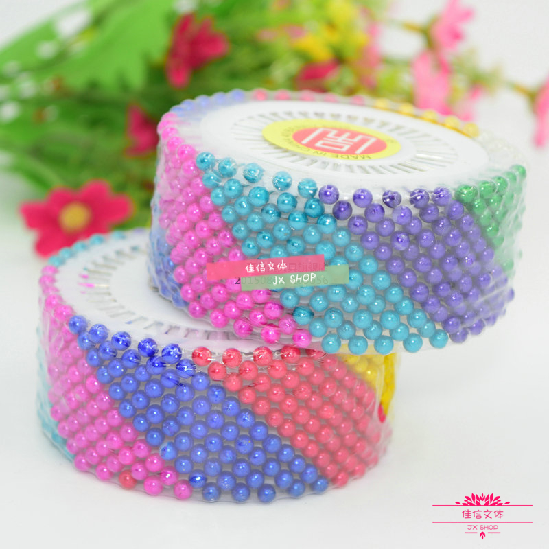 480枚彩色大头针黑白裁床定位针