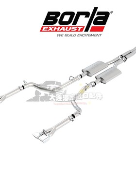 进口BORLA博拉排气系统套件适用道奇挑战者 392 SRT-8 6.1/6.4 L