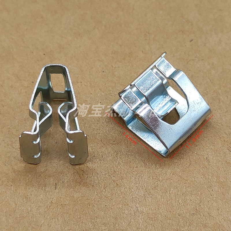 适用特斯拉ModelY Model3ModelSX仪表中控台桃木饰板铁钢卡扣卡子