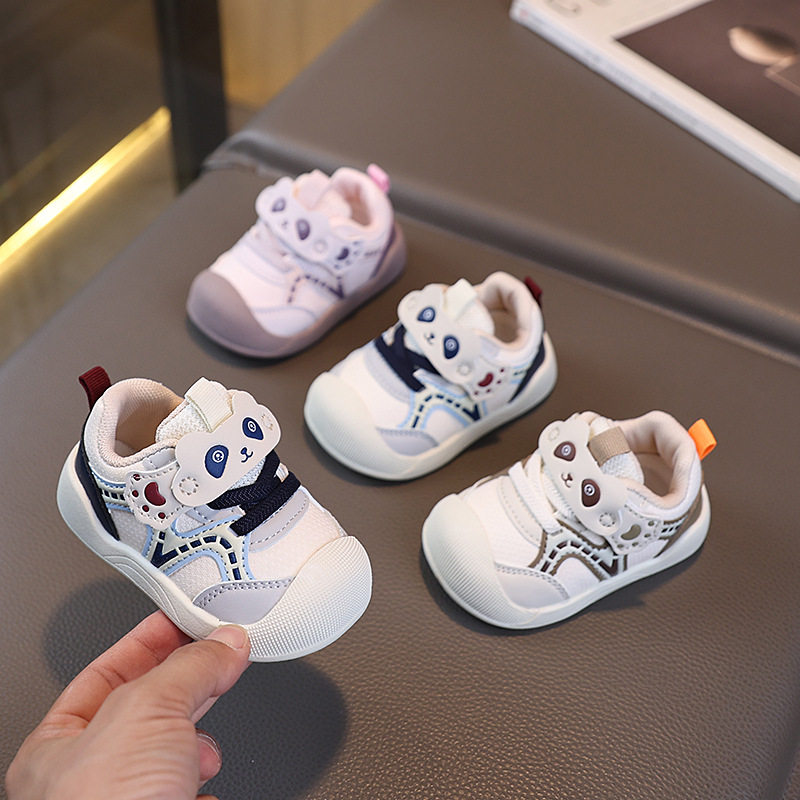 2025春秋季新款透气婴幼儿男女冬加绒软底防滑宝宝学步机能棉鞋子