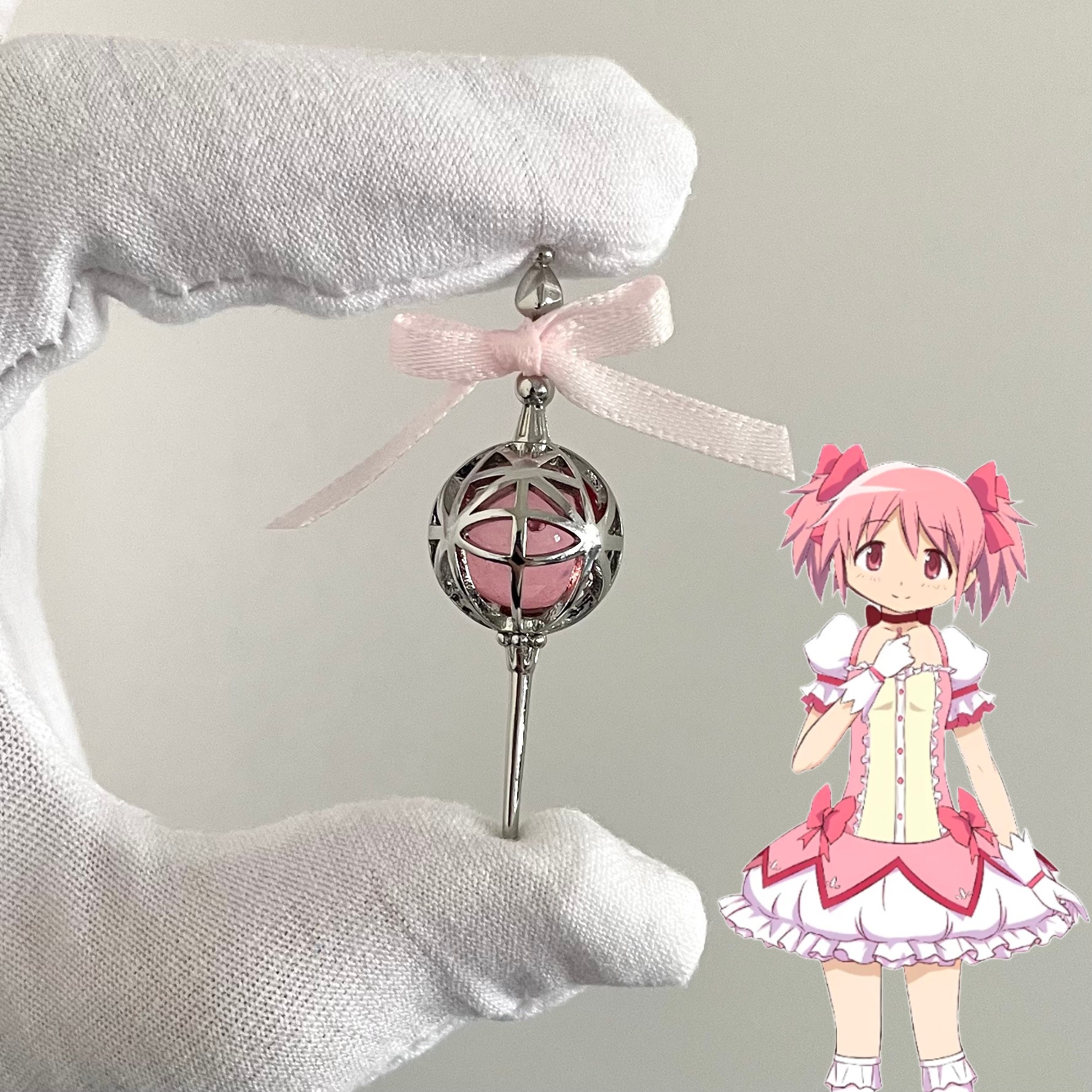 「鹿目圆」朴小姐手工 魔法少女小圆悲叹之种动漫周边cos小圆