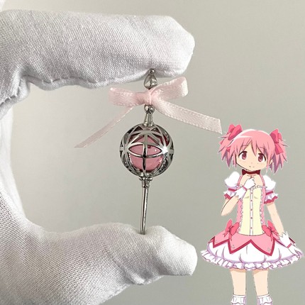 「鹿目圆」朴小姐手工 魔法少女小圆悲叹之种动漫周边cos小圆