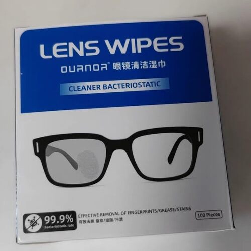 OURNOR眼镜清洁湿巾擦拭镜片擦眼镜一次性屏幕专用纸冬天防雾去污