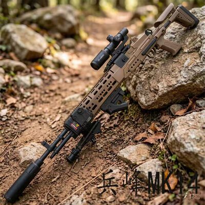 兵锋妹控mk14机枪电动连发狙击抢儿童玩具枪节日礼物成人款发射器