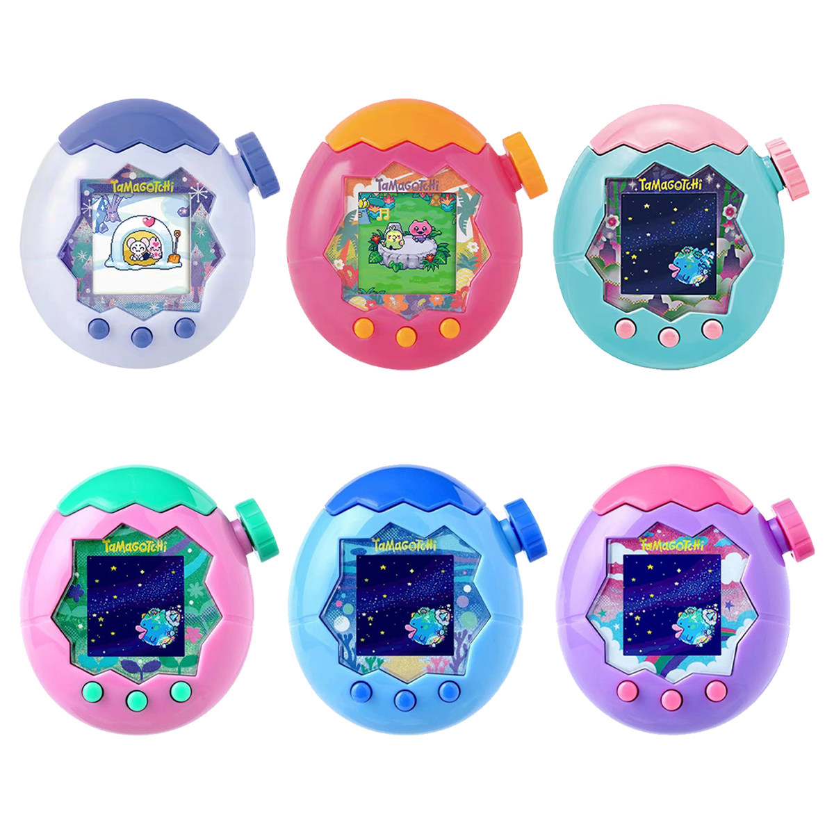 万代tamagotchi拓麻歌子paradise彩屏欢乐园电子宠物游戏机
