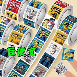 新款 饰DIY DC马克完全形态卷卷贴纸无敌少侠美漫周边极恶马克装