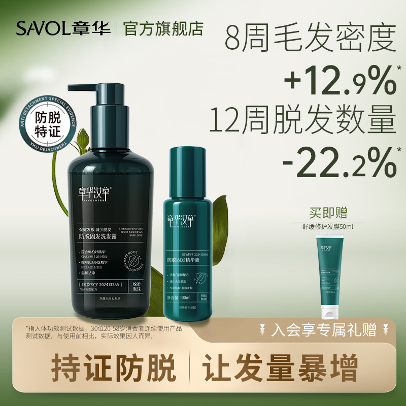【章华官方】防脱洗发热销榜NO.l