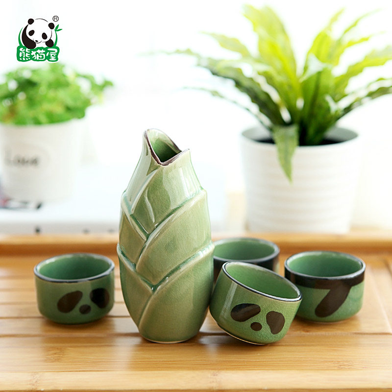 Panda House PANDAHOUSE originality manual ceramics teacup Gift box tea set suit household Gifts modernin the Tableware , Tea set , Tea package  category - from Buy2taobao.com to provide professional Taobao agent buy service