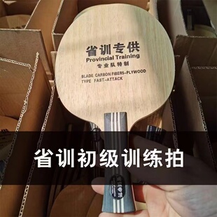 正品省训教练推荐乒乓球拍初学训练专用高弹乒乓球拍DIY 手工组合