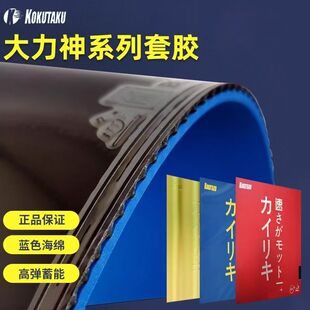 省队科库塔库大力神 蓝火 蓝海绵内能乒乓球胶皮球拍反胶套胶