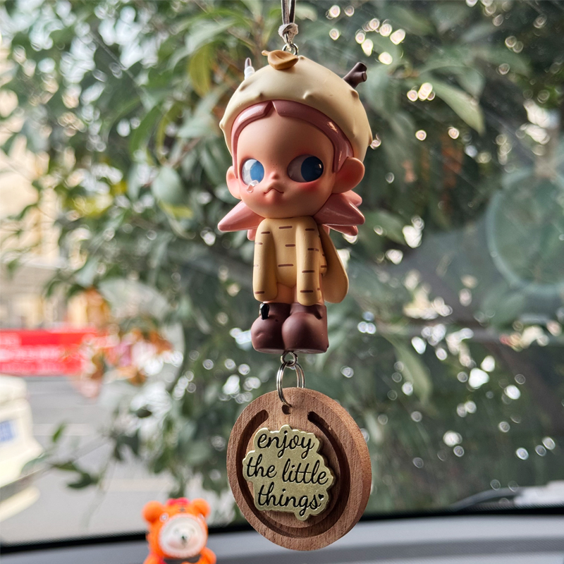 POPMART泡泡玛特正品Zsiga森林漫步系列汽车挂件车载挂饰品礼物