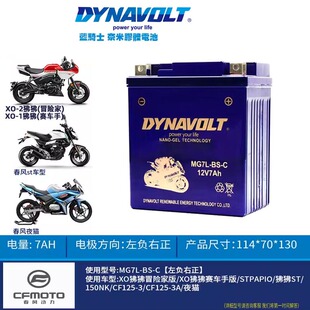 春风XO狒狒ST125 150NK/SC 250SR/NK/CLX 400GT 650NK MT电瓶电池
