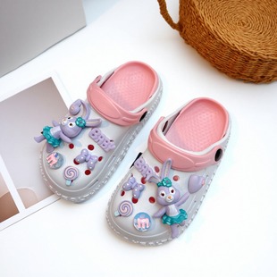 夏天儿童女孩洞洞鞋 2026新款 防滑外穿小朋友宝宝 拖鞋 女童网红爆款