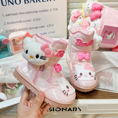 2025冬季新款女童雪地靴保暖