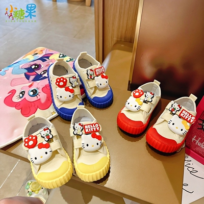 2026春秋季新款女童帆布鞋