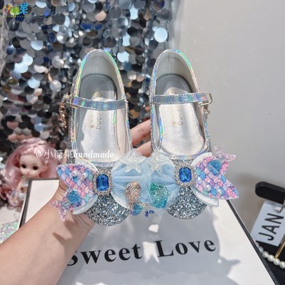 2025夏季新款女童小皮鞋