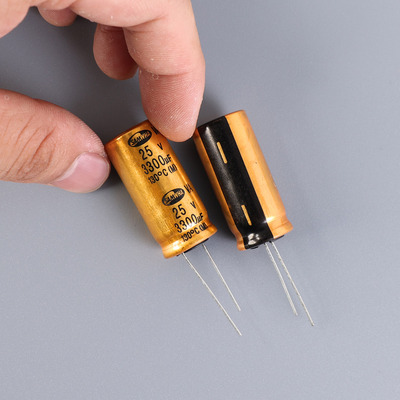 35v2200uf 16×30 原装正品 韩国三和 直插铝电解电容器2200uf35v