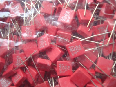 德国 WIMA 红威马 100V 0.027UF 音频偶合无极电容 27NF