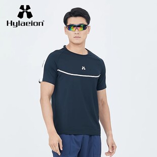 hylaeion热带雨林百搭户外速干T恤男士短袖圆领透气快干宽松上衣
