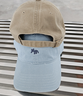 韩代明星同款 北极狐刺绣质感纯棉情侣棒球帽 0.09KG 包邮