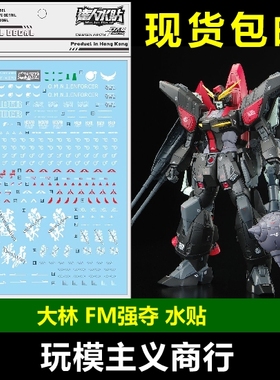 包邮 S31达人水贴 大林 FM 1/100 强夺 RAIDER劫掠 SEED模型 水贴