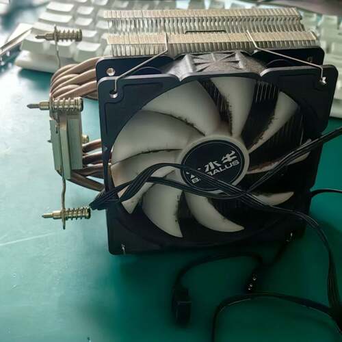 可维修大水牛六铜管CPU散热器，件，带底座，支持115x/17议价