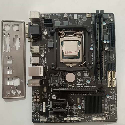可议价技嘉B85M-D2V-TM主板套装