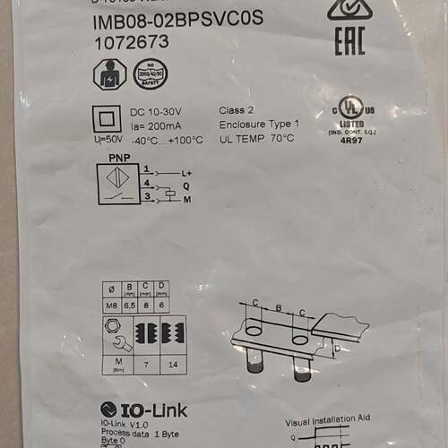 可维修西克接近开关IMB08-02BPSVC0S议价