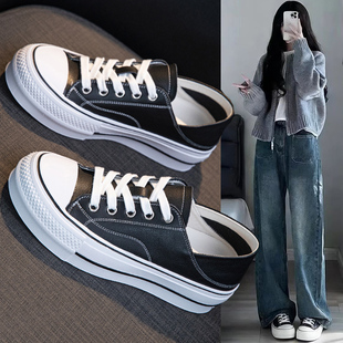 小白鞋女女鞋2026新款女款女厚底增高百搭女冬季加绒爆款真皮女士