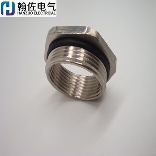 JBS/PG13.5连接外螺纹减缩环PG36变PG21缩径环 表面镀镍非标现货