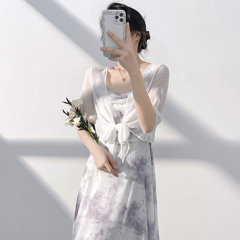 真丝小披肩桑蚕丝开衫女夏薄外套