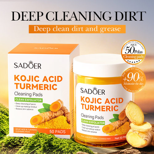 Full SADOER Curcumin Cleansing Pad Deep Cleansing Facial Cl