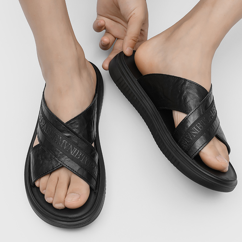 拖鞋男士夏季外穿时尚凉拖新款凉拖鞋户外网红一字拖