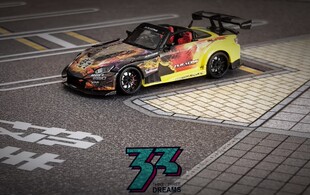 【展示】33自改模型本田魔王 Spoon S2000 风火轮 YM inno IG