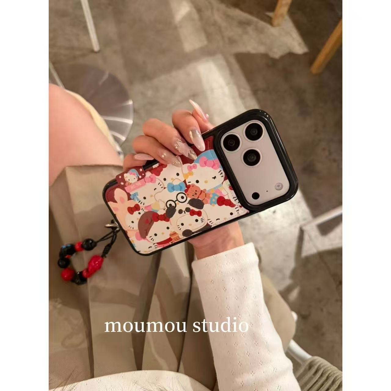 2025可爱卡通满屏猫咪皮质适用于苹果17ProMax手机壳保护套16pro/