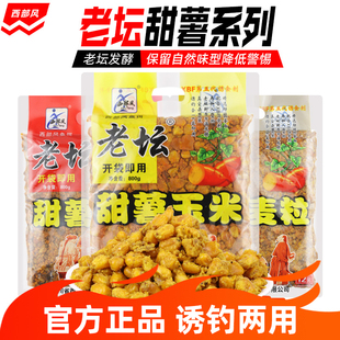 西部风老坛甜薯玉米杂粮麦粒红薯窝料水库野钓鲤鱼打窝料钓鱼饵料